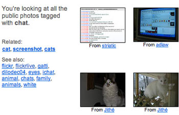 chats et chat windows en flickr